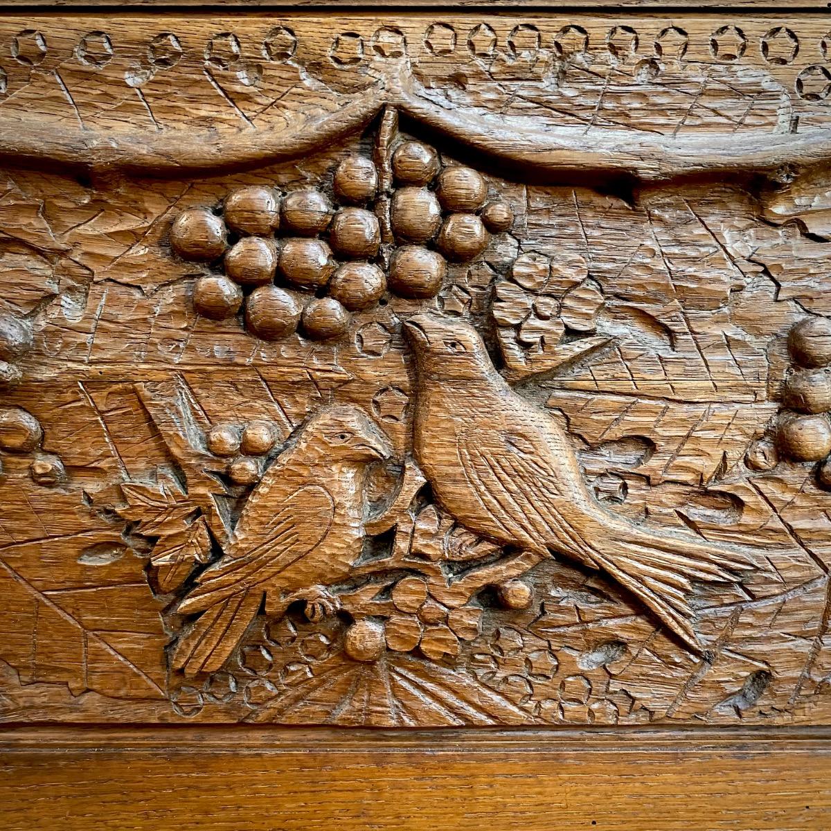 Folk art cabinet 